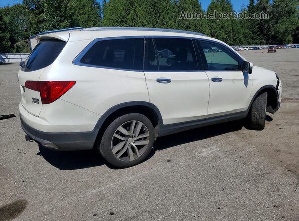 5FNYF6H94HB003049 2017 HONDA PILOT Белый Задняя правая четверть