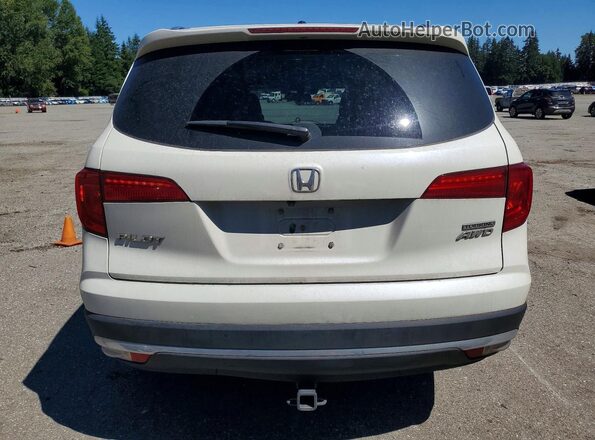5FNYF6H94HB003049 2017 HONDA PILOT Белый Вид сзади