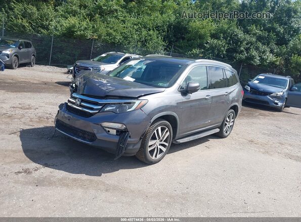 5FNYF6H94HB010020 2017 HONDA PILOT Gray Przód lewy