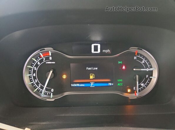 5FNYF6H94HB050226 2017 HONDA PILOT White Instrument cluster view