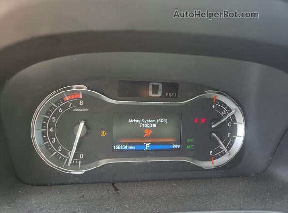 5FNYF6H96HB004364 2017 HONDA PILOT Серебряный Вид щитка приборов