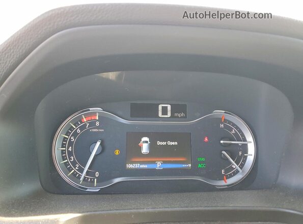 5FNYF6H96HB060644 2017 HONDA PILOT Белый Вид щитка приборов