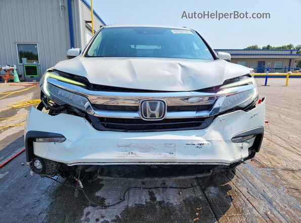 5FNYF6H96KB039641 2019 HONDA PILOT White წინა ხედი