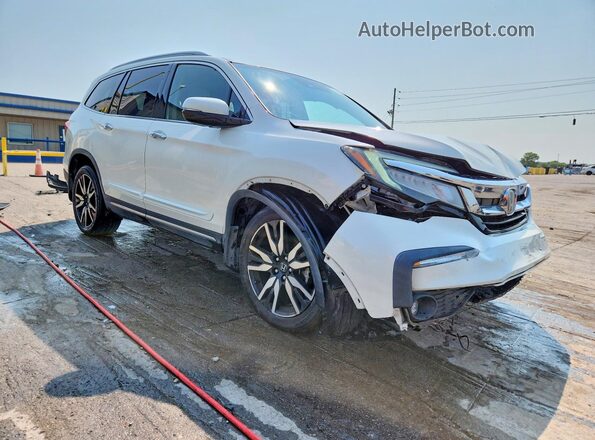 5FNYF6H96KB039641 2019 HONDA PILOT White წინა მარჯვენა