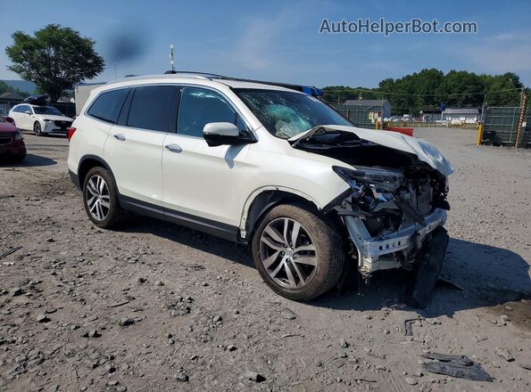 5FNYF6H97JB012043 2018 HONDA PILOT White Przód prawy