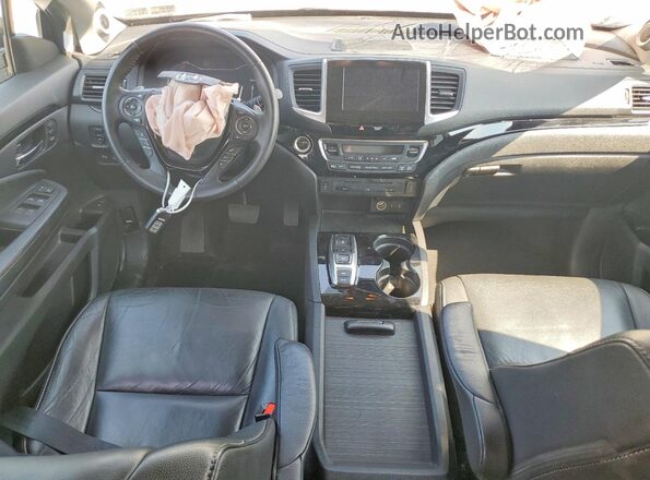 5FNYF6H97JB012043 2018 HONDA PILOT White Widok deski rozdzielczej