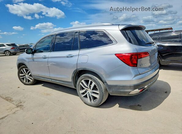 5FNYF6H98HB009291 2017 HONDA PILOT Silver Trasero izquierdo