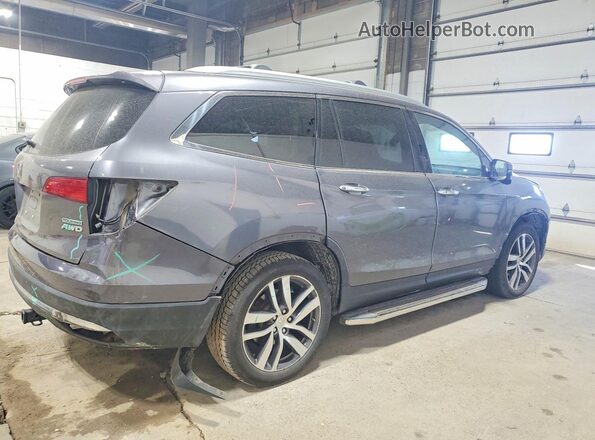 5FNYF6H99JB065696 2018 HONDA PILOT Серый Задняя правая четверть