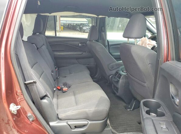 5FNYF7H20KB005039 2019 HONDA PASSPORT Бордовый Вид задней части салона