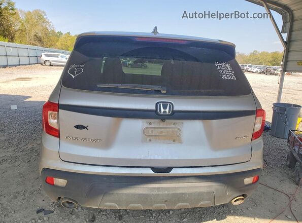 5FNYF7H22KB009769 2019 HONDA PASSPORT Silver უკანა ხედი