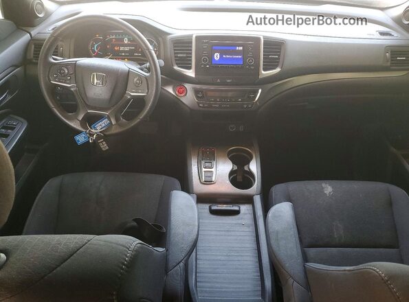 5FNYF7H22KB009769 2019 HONDA PASSPORT Silver წინა პანელის ხედი