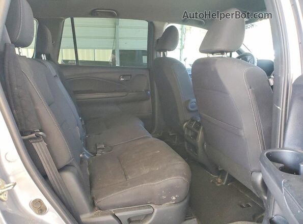5FNYF7H22KB009769 2019 HONDA PASSPORT Silver უკანა სალონის ხედი