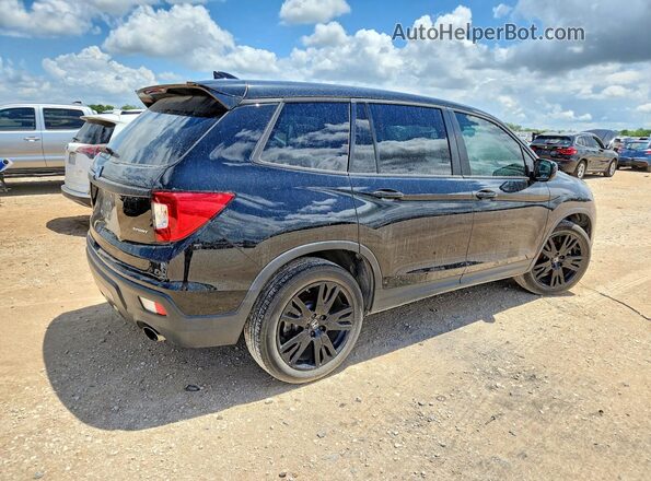5FNYF7H25MB004522 2021 HONDA PASSPORT Black Հետևի աջ