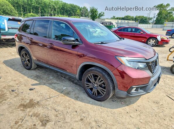 5FNYF7H26LB004009 2020 HONDA PASSPORT Burgundy Front right
