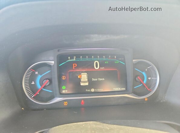 5FNYF7H28KB011784 2019 HONDA PASSPORT Серый Вид щитка приборов
