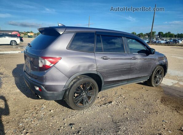 5FNYF7H28KB011784 2019 HONDA PASSPORT Серый Задняя правая четверть