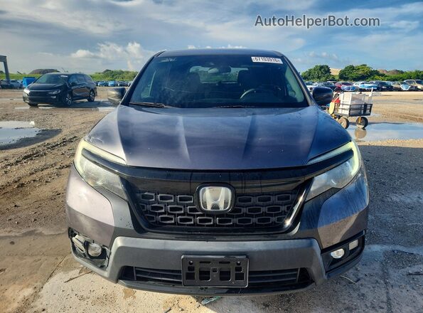 5FNYF7H28KB011784 2019 HONDA PASSPORT Серый Вид спереди