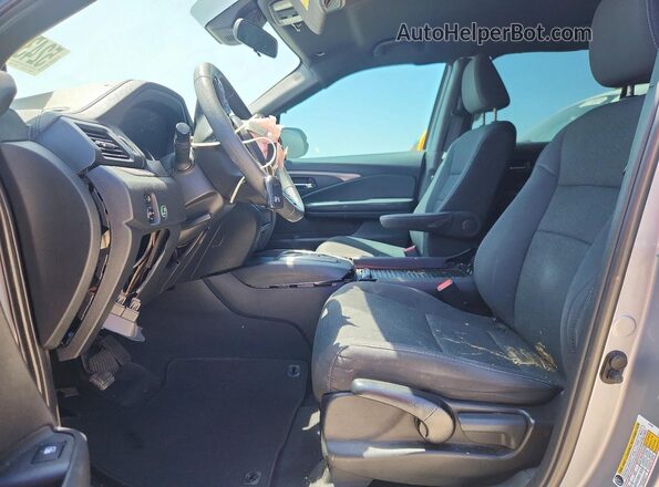5FNYF7H29KB001152 2019 HONDA PASSPORT Gray Widok wnętrza z przodu