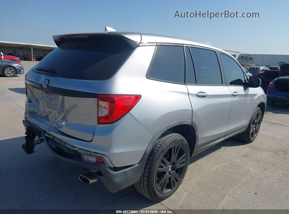 5FNYF7H2XMB012714 2021 HONDA PASSPORT Silver უკანა მარჯვენა