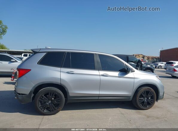 5FNYF7H2XMB012714 2021 HONDA PASSPORT Silver უკანა სალონის ხედი