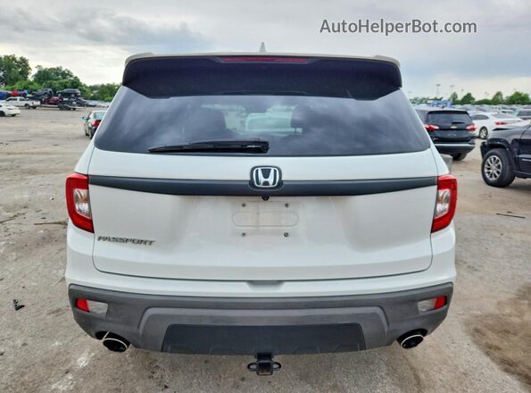5FNYF7H50MB006608 2021 HONDA PASSPORT White უკანა ხედი