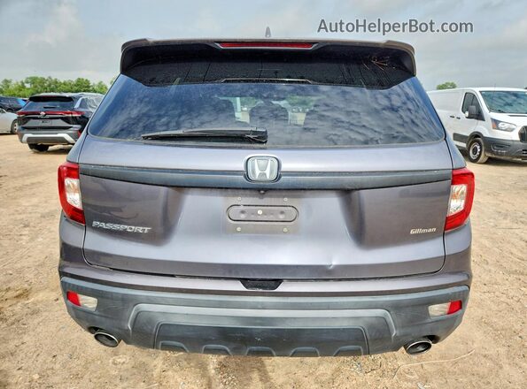 5FNYF7H52KB007319 2019 HONDA PASSPORT Серый Вид сзади