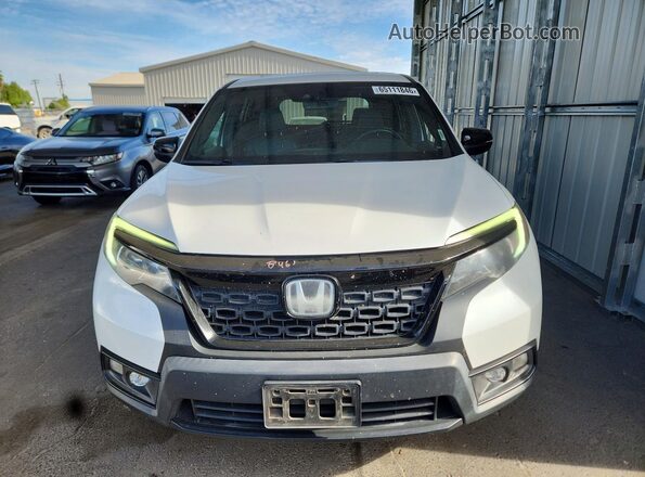 5FNYF7H54LB006433 2020 HONDA PASSPORT White წინა ხედი