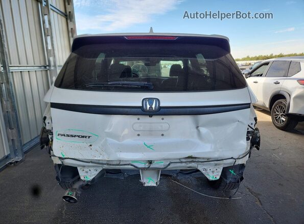 5FNYF7H54LB006433 2020 HONDA PASSPORT White უკანა ხედი