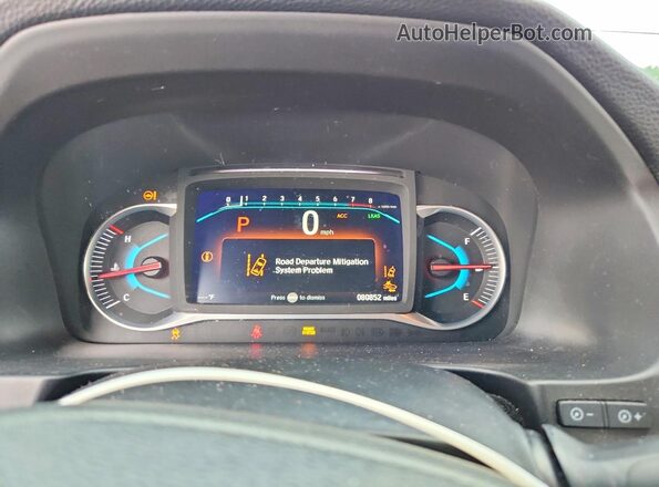 5FNYF7H55LB004707 2020 HONDA PASSPORT Silver Սարքավորումների վահանակի տեսք