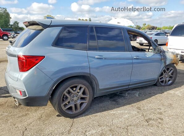 5FNYF7H55NB002765 2022 HONDA PASSPORT Gray Задня права чверть