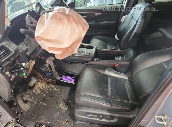 5FNYF7H56KB007467 2019 HONDA PASSPORT Silver წინა სალონის ხედი