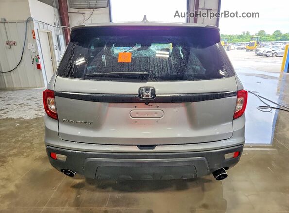 5FNYF7H56KB007467 2019 HONDA PASSPORT Silver უკანა ხედი
