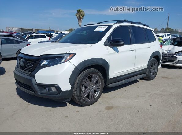 5FNYF7H57MB007772 2021 HONDA PASSPORT White Przód lewy
