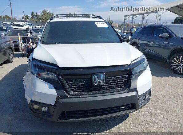 5FNYF7H57MB007772 2021 HONDA PASSPORT White Widok zestawu wskaźników