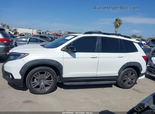 5FNYF7H57MB007772 2021 HONDA PASSPORT White Widok wnętrza 360 stopni