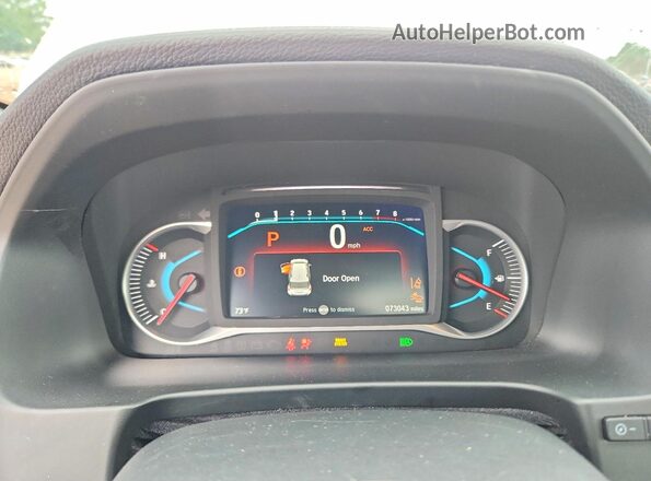 5FNYF7H59LB001910 2020 HONDA PASSPORT White Widok zestawu wskaźników
