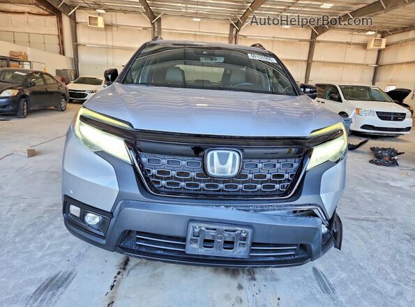 5FNYF7H97KB000403 2019 HONDA PASSPORT Silver წინა ხედი