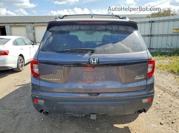 5FNYF8H01MB030099 2021 HONDA PASSPORT Gray Widok z tyłu