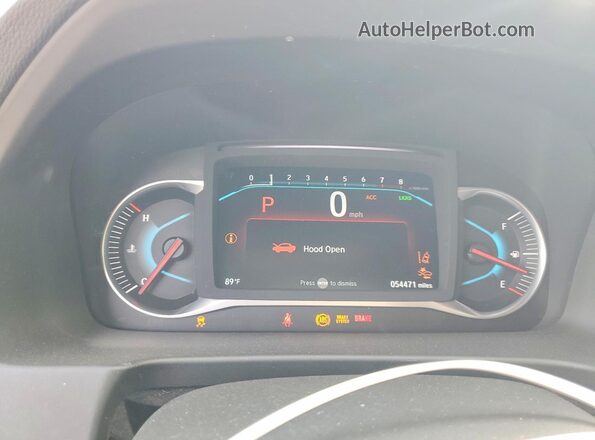 5FNYF8H01MB030099 2021 HONDA PASSPORT Gray Widok zestawu wskaźników