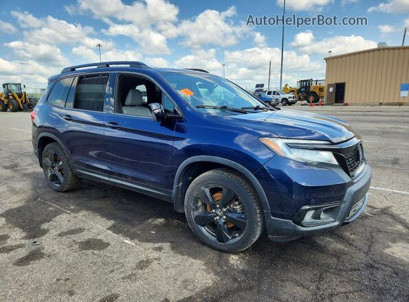 5FNYF8H06LB015032 2020 HONDA PASSPORT Blue Delantero derecho