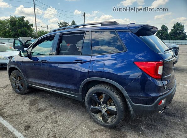5FNYF8H06LB015032 2020 HONDA PASSPORT Blue Trasero izquierdo