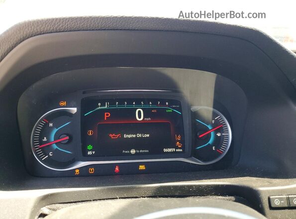 5FNYF8H09KB026976 2019 HONDA PASSPORT Синий Вид щитка приборов