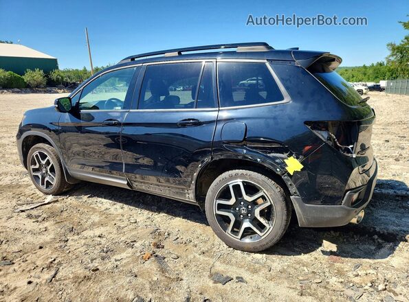 5FNYF8H09NB012886 2022 HONDA PASSPORT Black Rear left
