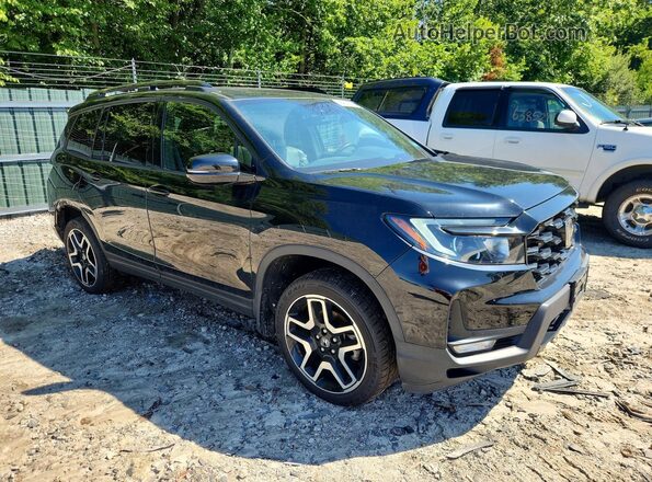 5FNYF8H09NB012886 2022 HONDA PASSPORT Black Front right