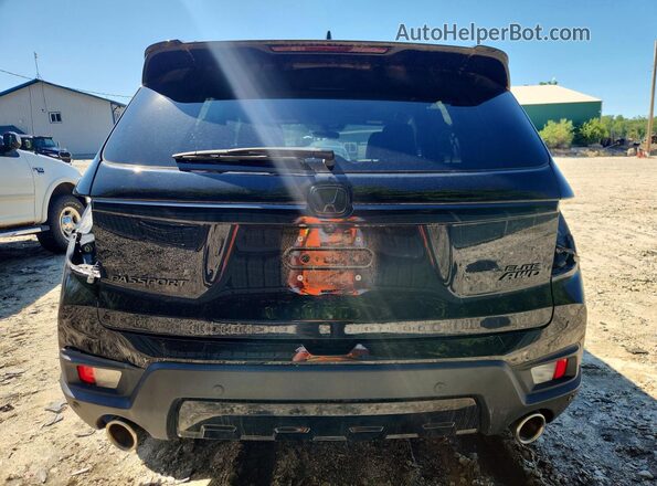 5FNYF8H09NB012886 2022 HONDA PASSPORT Black Rear view