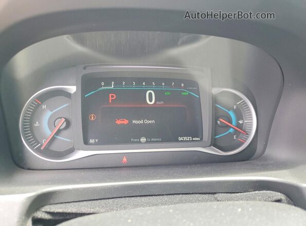 5FNYF8H0XMB024706 2021 HONDA PASSPORT Gray Widok zestawu wskaźników