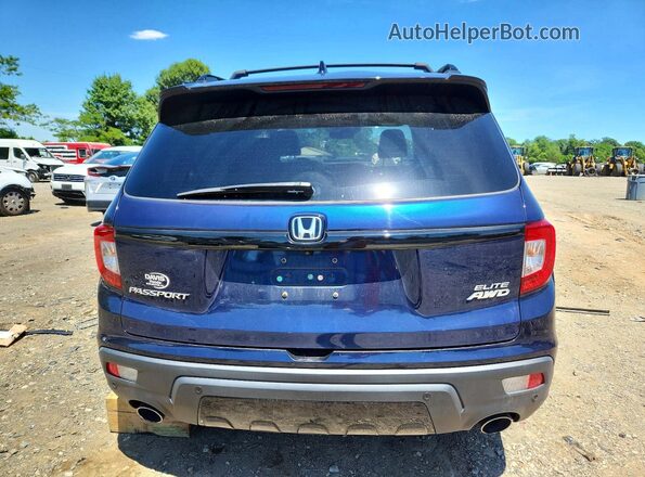 5FNYF8H0XMB027590 2021 HONDA PASSPORT Blue Հետևի տեսք