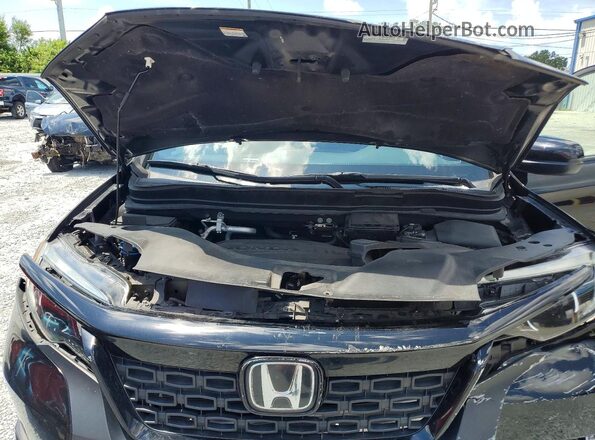 5FNYF8H22MB004922 2021 HONDA PASSPORT Black Engine compartment view