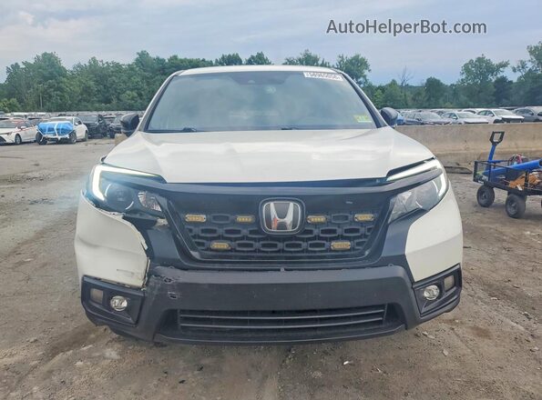 5FNYF8H23KB017787 2019 HONDA PASSPORT White Դիմացի տեսք