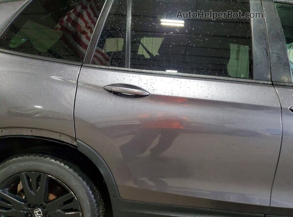 5FNYF8H23MB006498 2021 HONDA PASSPORT Gray Սալոնի հետևի տեսք